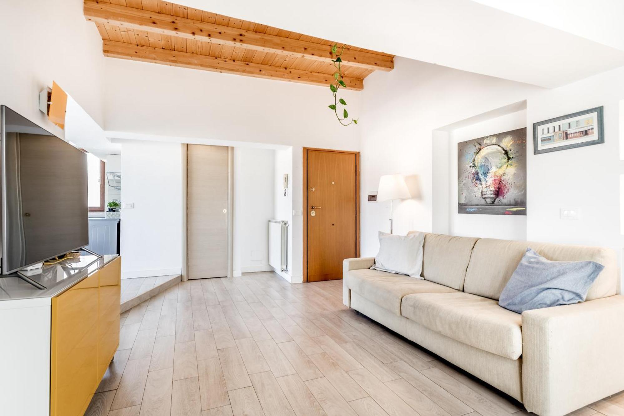 Apartament Attico Trilocale In Zona Farnesina Rzym Zewnętrze zdjęcie