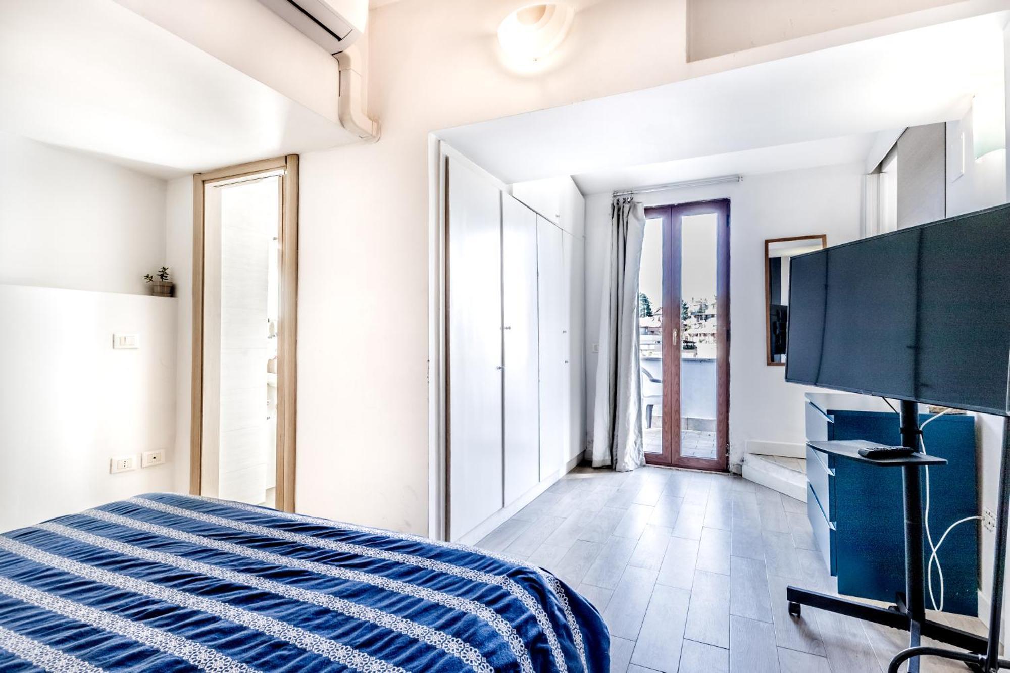 Apartament Attico Trilocale In Zona Farnesina Rzym Zewnętrze zdjęcie